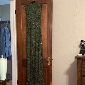 Camila Coelho Sparkling Green Maxi Dress